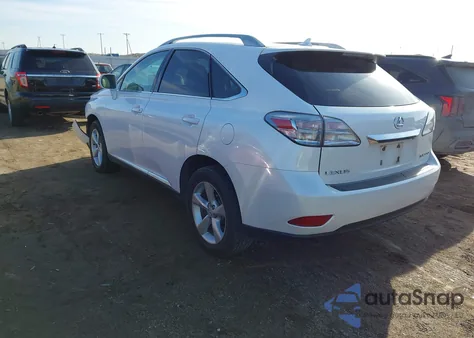2010 Lexus Rx 350 z USA, uszkodzony, nr VIN 2T2BK1BA2AC070942
